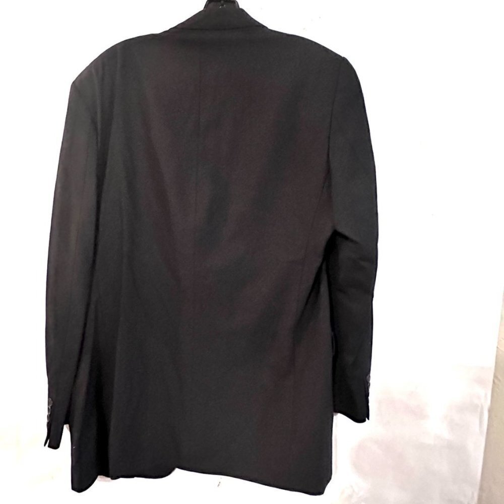 RalpH Lauren Black Blazer Sport Coat Jacket 44R Wool Sports Size 44 - Picture 10 of 13